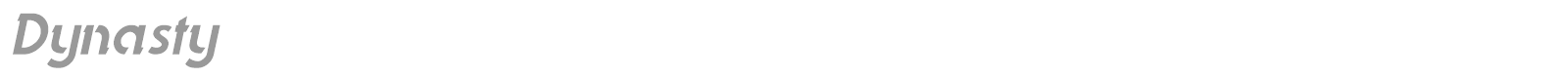 Dynasty font preview